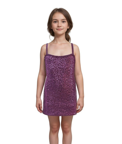 Girls Sequin Tank Sequin Dress | Bellem Trading - Bellem Trading